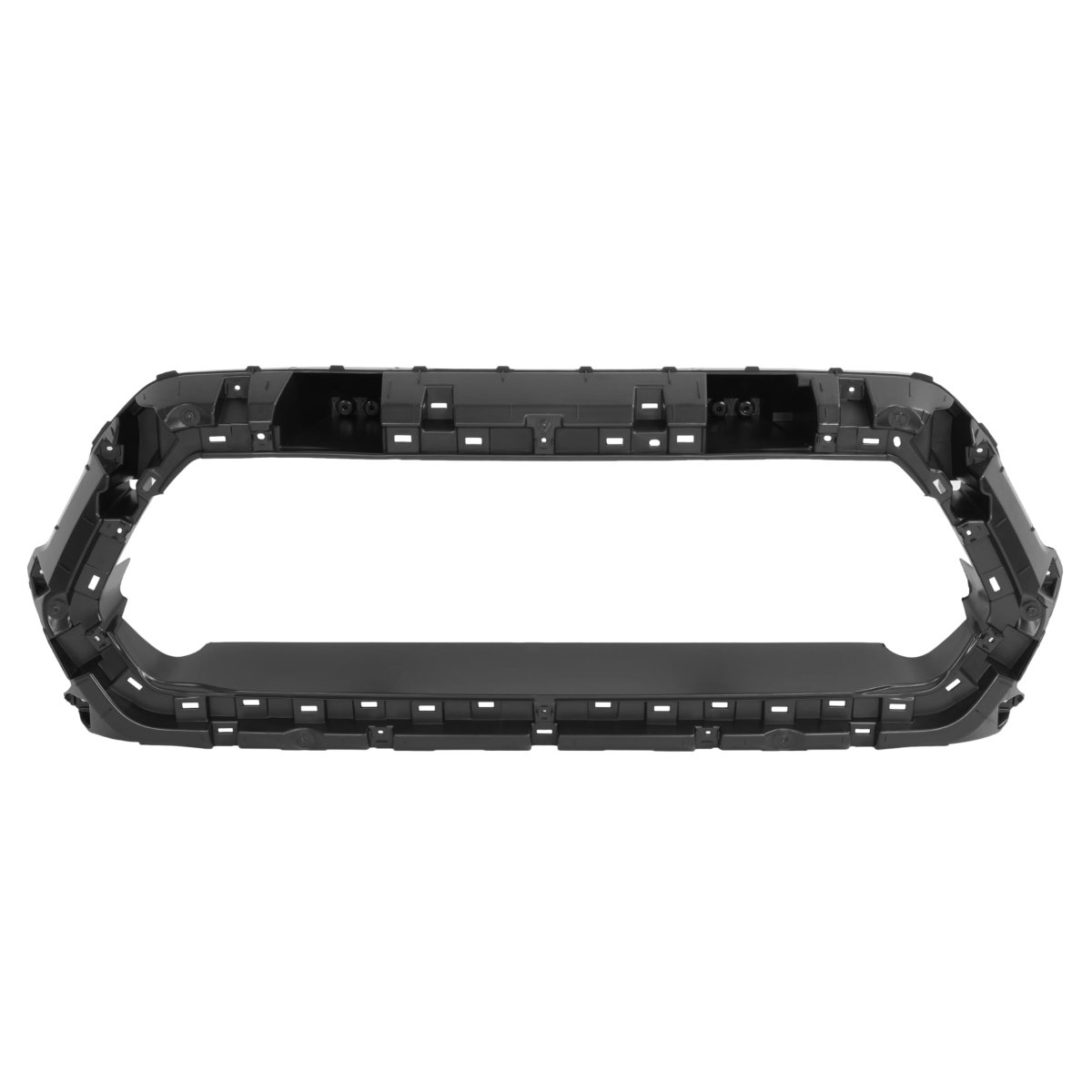 Hecasa Grille Bracket For 2016-2023 Toyota Tacoma Front Upper Grill Outer Frame Shell Holder Plastic Abs Black