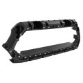 Hecasa Grille Bracket For 2016-2023 Toyota Tacoma Front Upper Grill Outer Frame Shell Holder Plastic Abs Black