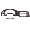 Dash Radio Cluster Trim Bezel Panel For Chevy Astro Gmc Safari 1995 To 2005 Dark Red Part Number 15718197 
