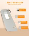 Ocpty Sun Visor Fit For 2010-2015 Mazda Cx-9 With Sunroof Gray Left Driver Side