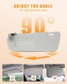Ocpty Sun Visor Fit For 2010-2015 Mazda Cx-9 With Sunroof Gray Left Driver Side
