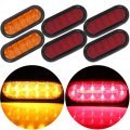 Ocpty 4x Red 2x Amber 21led Stop Turn Signal Tail Light Compare With Boats Truck Trailer Pickups Side Lights Lamps 12v