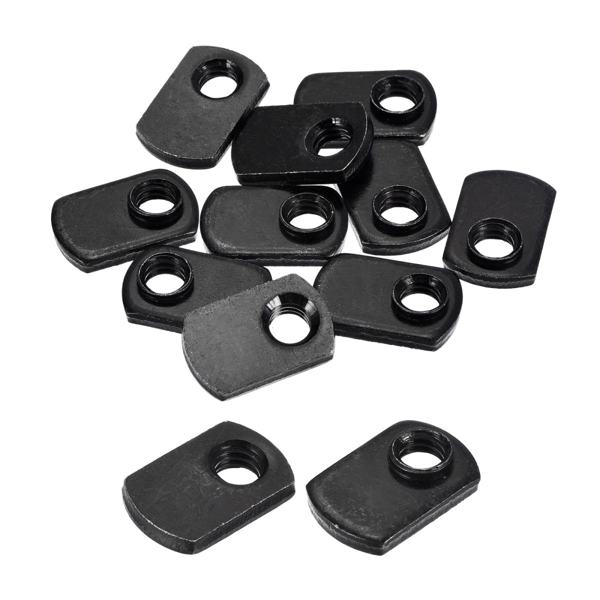 Slide In T-nut With Offset Thread 10pcs 5 16 -18 Carbon Steel Zinc-plating Nuts For T Track Extrusions