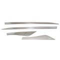 Secos Door Side Body Molding Trim Cover Chrome For Nissan Rogue X-trail 2021-2025 