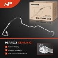 A-premium Automatic Transmission Oil Cooler Line Hose Assembly Compatible With Chevrolet Silverado 2500 3500 Hd Gmc Sierra