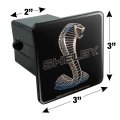 Graphics More Shelby Cobra Logo Tow Trailer Hitch Cover Plug Insert