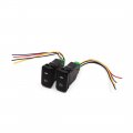 Uxcell 2 Pcs 4 Wire Car Vehicle Fog Lamp Light On Off Switch Buttons Fit For Nissan