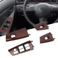 Front Rear Left Right Door Window Control Switch Bezel Cover Panel For Hand Drive Vehicles With Glossy Look