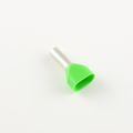10 Ga Two Wire Green Insulated Ferrules 0 47 Pin Lg Pack Of 100 