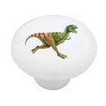T-rex Dinosaur Running Decorative High Gloss Ceramic Drawer Knob 
