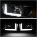 Auto Dynasty 4pcs Led Drl Headlights Assembly And Signal Lamps Compatible With Dodge Ram 1500 2500 3500 Non-sport Model 94-02