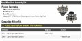 Rear Wheel Bearing Hub Assembly Set Of 2 Compatible With007-2012 Hyundai Elantra 2 0l 4-cylinder