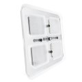 Dream Lighting 12v Led Rv Interior Panel With Dimmer Switch Trailer Boat Ceiling Light Fixture Surface Mount Cool White Blue 