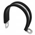 Uxcell 36mm Dia Epdm Rubber Lined P Clips Cable Hose Pipe Clamps Holder 5pcs
