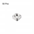 Uxcell M4 Square Nuts 304 Stainless Steel Metric Coarse Thread Assortment Kit 50 Pcs