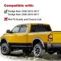 Fender Flares For 2010 2017 Dodge Ram 2500 3500 Rugged Textured Factory Style Wheel Set Black Polypropylene 4 Pieces Not Dually