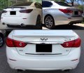 Fits For 2014-2020 Infiniti Q50 Q50s Factory Style Trunk Boot Lid Spoiler Wing-primer Finish