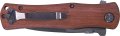 First My Brother Forever Friend Stainless Steel Folding Pocket Knife With Clip Wood 