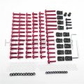 Httmt Mt215-017b- Complete Fairing Bolts Screws Fasteners Kit Compatible With Suzuk Gsxr 600 750 1000 Red
