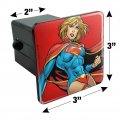 Superman Supergirl Character Tow Trailer Hitch Cover Plug Insert