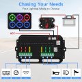 Mayspare 6 Gang Switch Panel Upgraded Multicolored Circuit Control Relay System Box On-off Led Touch For Yachts Trucks Off-road