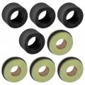 Caltric 4x Front A-arm Bushing And Sealed Pivot Cap Compatible With Polaris Rzr Xp Xp 4 1000 2017-2021