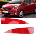 Fydun Rear Bumper Reflector Warning Cover Red Night Lenses For 2012-2014