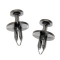 Multipurpose Retainers For Dodge Challenger 28 2021 Black Plastic 0 651 In Fastener Length 0 469 Head Diameter 6506132aa 