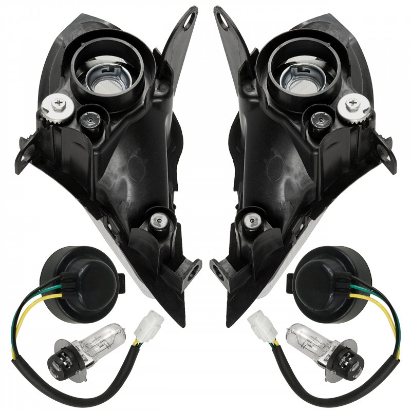 Caltric Right And Left Headlight Assembly For Yamaha 5tg-84110-03-00 5tg-84310-03-00 New