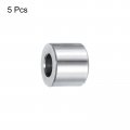Uxcell 5pcs Stainless Steel Spacer 3 8 Bore X 4 Od 1 2 Length Screw Standoff Bushing Plain Finish Round Metal For Screws Bolts