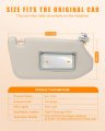 Ocpty Right Passenger Side Sun Visor With Sunroof Fit For 2013 2014 2015 2016 2017 2018 Nissan Pathfinder Infiniti Qx60 Jx35