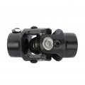 3 4 Smooth X 5 8 -36 Splined Steering Shaft Universal U-joint Black Single 83mm Working Angle 35 Degree