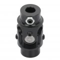 3 4 Smooth X 5 8 -36 Splined Steering Shaft Universal U-joint Black Single 83mm Working Angle 35 Degree 