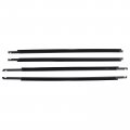 Newyall Front Rear Left And Right Outer Door Window Belt Weatherstrip Sweep Trim Seal