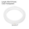1 Rolls Transparent 0 47 Inch X 72 Yards Polyester Film Electrical Tape Pet High Temperature Heat Resistant For Transformer