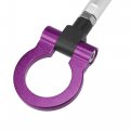 X Autohaux Purple Aluminum Alloy Round Front Rear Bumper Trailer Ring Eye Towing Tow Hook Screw For Lexus Is Is250 Is350 Is250c