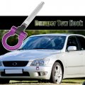 X Autohaux Purple Aluminum Alloy Round Front Rear Bumper Trailer Ring Eye Towing Tow Hook Screw For Lexus Is Is250 Is350 Is250c