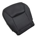 Perforated Black Front Left Driver Bottom Lower Replacement Leather Seat Cover For Lexus Lx570 2008 2009 2010 2011 2012 2013 
