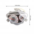 Minho Motorcycle Gas Gauge Speedometer Odometer Tachometer For Chinese Gy6 Scooter Rsz 100cc 150cc