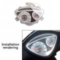 Minho Motorcycle Gas Gauge Speedometer Odometer Tachometer For Chinese Gy6 Scooter Rsz 100cc 150cc