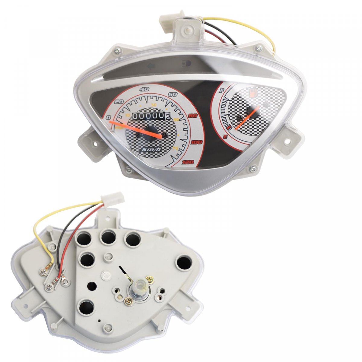 Minho Motorcycle Gas Gauge Speedometer Odometer Tachometer For Chinese Gy6 Scooter Rsz 100cc 150cc