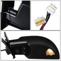 Ni1320191 Powered And Heated Driver Left Side View Door Mirror For Nissan Quest Sl 2005 To 2007 Black Paintable Finish With
