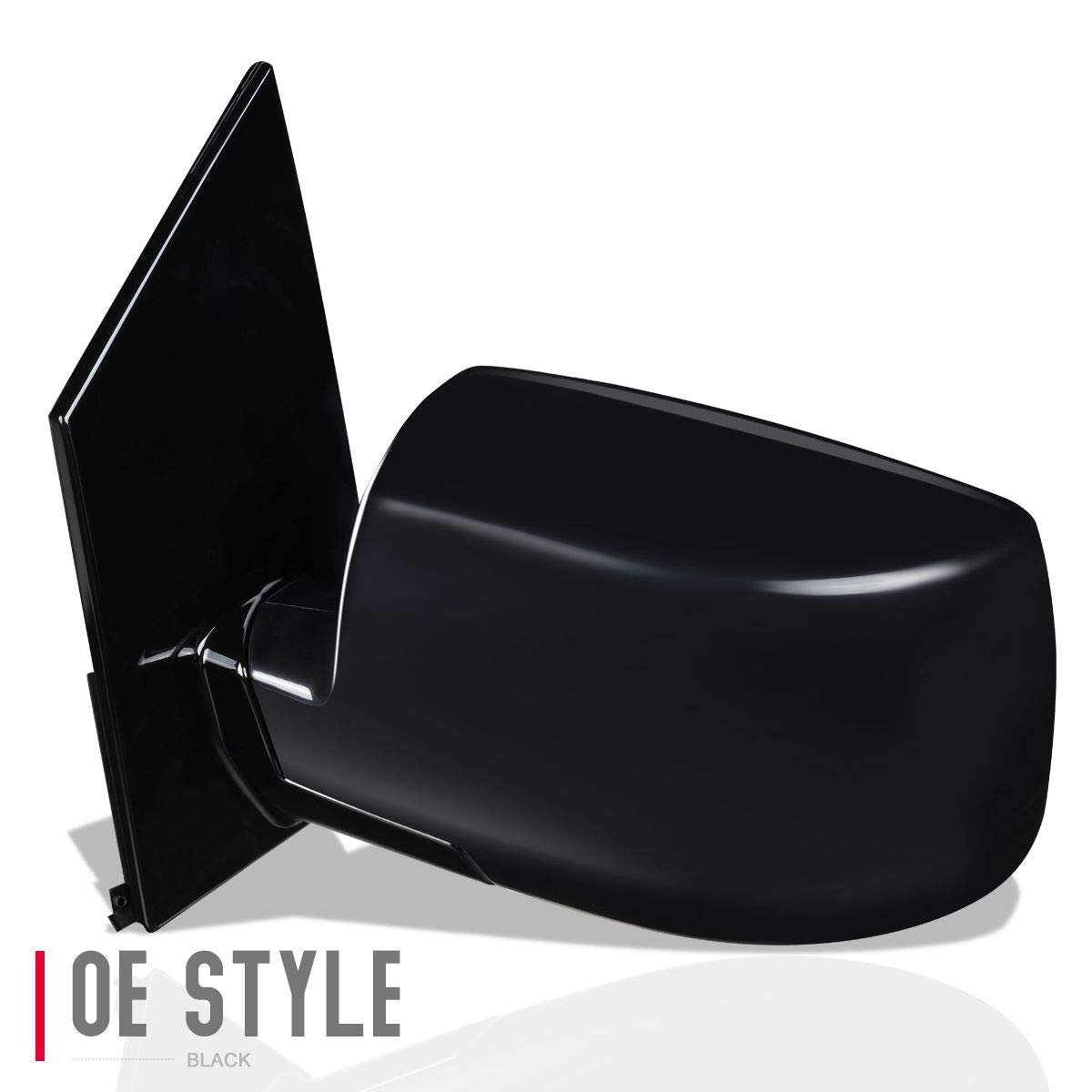 Ni1320191 Powered And Heated Driver Left Side View Door Mirror For Nissan Quest Sl 2005 To 2007 Black Paintable Finish With