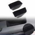 Autophoton For Land Rover Defender 110 2020-2023 Abs Flocking Black Front Door Storage Box 2pcs Car Accessorie