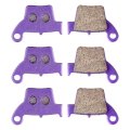 Carbon Fiber Brake Pads Rear Fa346 Fits For Honda Cr125r 2002-2007 3 Pairs