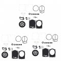 Waltyotur 3 Pack Triple Carb Rebuild Kit Replacement For Yamaha Xl Xlt 1200 Gp1200r Gpr1200 Xl1200 Xlt1200