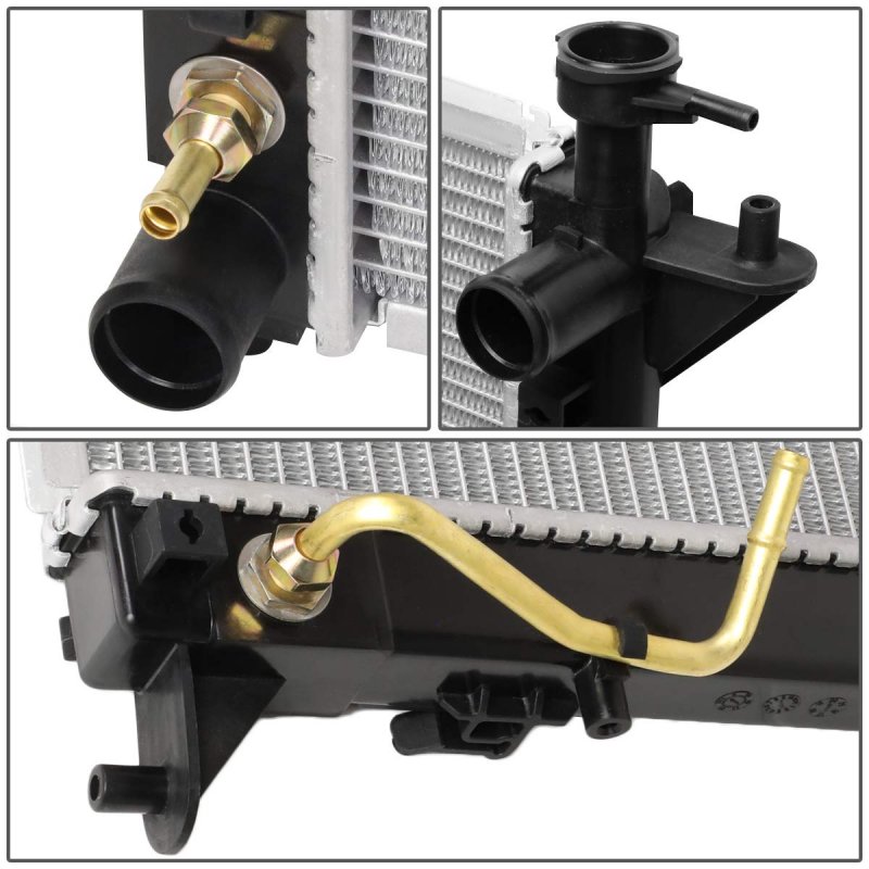 Dna Motoring Oem-ra-13382 Oe Style Aluminum Core Cooling Radiator For 10- Santa Fe 19 Xl 11-15 Sorento 26-3 W -7 H X 5 8 D 1-3