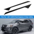 Carmocar A-pillar Front Molding Windshield Outer Trim Replacement For 2011-2019 Ford Explorer 4 Door Utility Left Right