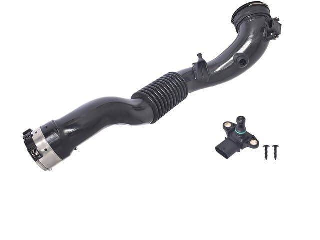 Turbocharger Intercooler To Throttle Housing Hose With Map Sensor For 2010-2018 Bmw X3 3 0l 6-cylinder