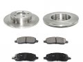 Rear Ceramic Disc Brake Pad And Rotor Kit Compatible With 2006-2011 Buick Lucerne 